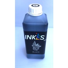 Inkes Eco Pro/s Eco Solvent Inkjet Black Epson Baskı Mürekkebi 1lt