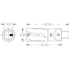 Beloving Mini Erkek Jak Konnektör Adaptörü Altın Kaplama Erkek Jak Konnektörü MN08 USB Yüksek (Yurt Dışından)