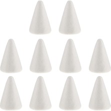 Blesiya 10X Koni Köpük Diy Noel Noel Ağacı Taban Malzeme Süslemesi 70MM 10PCS 70MM (Yurt Dışından)