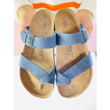Yıldız Shoes Unisex Ortopedik Taban Triss Parmak Arası Günlük Tatil Yazlık Plaj Dışarı Ev Misafir Terliği