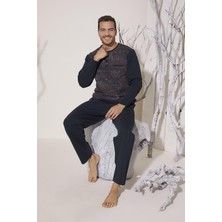 Kly 8026 Erkek Yaka Reçme Pijama Takım