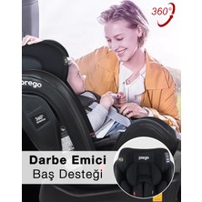 Prego Profix 0-36 kg 360 ° Dönebilen İsofix'li Oto Koltuğu