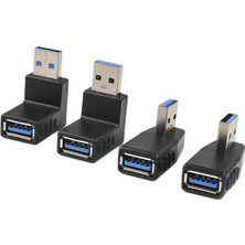 Yeajion USB 3.0 Bir Uzatma Kablosu Dik Açısı Adaptör Fişi, (Yurt Dışından)