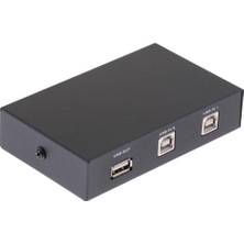 Yeajion USB 2.0 Paylaşım Anahtarı Kvm 2 Bağlantı Noktası Seçici Göbeği (Yurt Dışından)