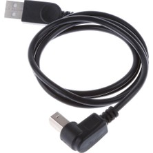 Yeajion Yazıcı Için Usb2.0 Erkek - 90 ° Açılı Dönüştürücü Kablosu (Yurt Dışından)