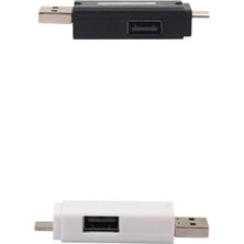 Yeajion Akıllı Telefon ve Tablet Için 2 Adet Mikro USB Otg Hub Adaptörü Tf Okuyucusu (Yurt Dışından)