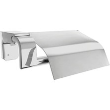 Renk Yapı Rüyası Kibar ve Estetik Kaliteli Prinç Krom Premium Kapaklı Tuvalet Wc Alafranga Kağıtlığı Orjinal Tema Marka Trend Kağıtlık