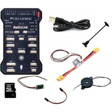 Radiolink Pıxhawk V3.0 Güç Modülü +Güvenlik Anahtarı +Bağlantı Kablosu +Tfcard (4g) + Buzzer+ Montaj Köpüğü