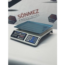 Sönmez Endüstriyel Elektronik Terazi Market Manav Terazi 40 kg Tartım Terazi