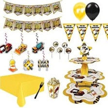 Çıtı Pıtı Store Inşaat Temalı Hazır Doğum Günü Seti 8 Kişilik