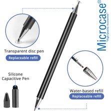 Microcase Universal Telefon Tablet 3in1 Tükenmez ve Disk Uçlu Stylus Pen Dokunmatik Kalem - AL3468