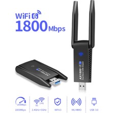 Charmant USB Wifi Adaptörü 1800MBPS Kablosuz Ağ Adaptörü Masaüstü Için Wifi (Yurt Dışından)