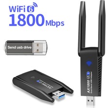 Charmant USB Wifi Adaptörü 1800MBPS Kablosuz Ağ Adaptörü Masaüstü Için Wifi (Yurt Dışından)