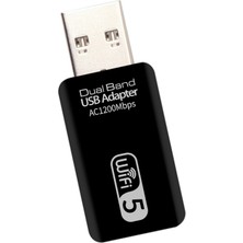 Charmant USB Wifi Alıcı Çift Bant 1200 Mbps Kablosuz Ağ Kartı  (Yurt Dışından)