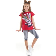 MSHB&G Super Cat Kız Çocuk Tunik Tayt Takım
