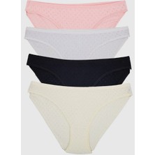 Tutku 12'li Bayan Sofia Bikini Külot Kombin 0553 %100 Pamuklu Yumuşak Yapı ile Rahat Kullanım