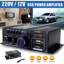 400W 400W Ses Güç Amplifikatörü Car DVD Mp3 AK380 800W Için (Yurt Dışından)