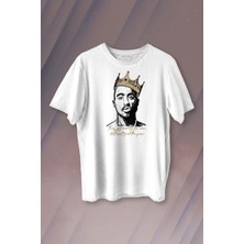 Kendim Seçtim Tupac Hip Hop Rap Music 2pac Baskılı Tişört Unisex T-Shirt