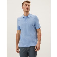 Marks & Spencer Saf Pamuklu Polo Yaka T-Shirt