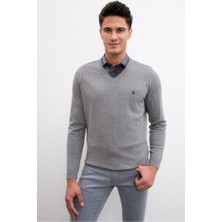 U.S. Polo Assn. Mavi Erkek Kazak