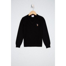 U.S. Polo Assn. Siyah Erkek Çocuk Kazak