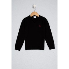 U.S. Polo Assn. Siyah Triko Kazak
