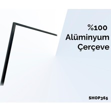 SHOP365 Şekiller ve Çizgiler Siyah Gri Renkler Modern Poster P-003414