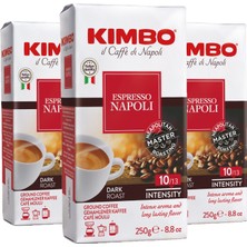 Kimbo Espresso Napoli Filtre Kahve (250 Gr) (3'lü Set)