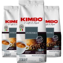 Kimbo Intenso Çekirdek Kahve (250 Gr) (3'lü Set)