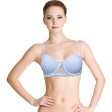 sipariskusu Kadın Balenli Destekli Dantelli Sütyen (Tak - Çıkar Askılı)