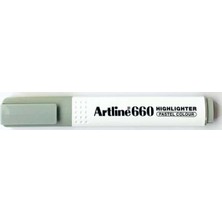 Artline 660 Pastel Seri Fosforlu Kalem - Pastel Gri