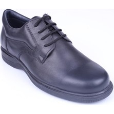 Zirve 2100 Deri Erkek Siyah Günlük Comfort Ayakkabı