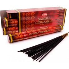 Hediye Kesesi Sandal Ağacı ve Tarçın (Sandal Cinnamon Hexa) 20'li Tütsü