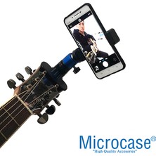 Microcase Müzisyenler Için Klipsli Gitar Telefon Tutucu Nota Okuma/video Kayıt - AL3477