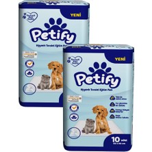 Petıfy Evcıl Egıtım Pedı 60*90 Küçük 10'lu x 2 Paket