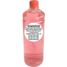 Piyop Orkide Kokulu Sıvı Şişe Süsü Için Süsü Kolonyası - 1 Litre Pembe