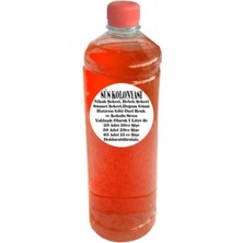 Piyop Çilek Kokulu Sıvı Şişe Süsü Için Süsü Kolonyası - 1 Litre Kırmızı