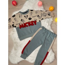 Eya Kids Wear Mickie Mouse Alt Üst Takım