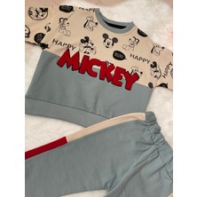 Eya Kids Wear Mickie Mouse Alt Üst Takım