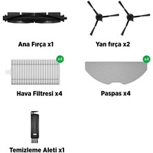 Botslab 360 S8 Plus Robot Süpürge Için Yedek Parça Aksesuar Seti