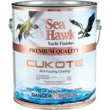 Sea Hawk Cukote Biocide Plus Yumuşak Zehirli Boya 3.785 Lt Yeşil