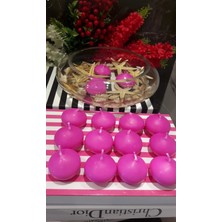 Iv Candles Homedecor 24'li Pembe Suda Yüzen Mum