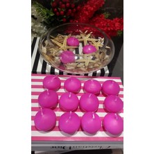 Iv Candles Homedecor 24'li Pembe Suda Yüzen Mum