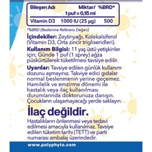 Polyphyto Vitamin D3 30 ml Zeytinyağı İçerikli