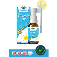 Polyphyto Vitamin D3 30 ml Zeytinyağı İçerikli