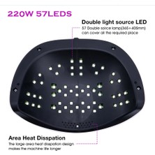 Cloody X8 Max 120 Watt 57 LED Çift El Uv LED Protez Tırnak Kurutucu Sun