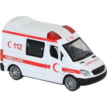 588A 8112SESLI Işıklı Çek Bırak Ambulans/itfaiye 1:30