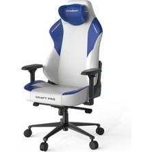 Dxracer Craft Pro Beyaz Mavi Ofis ve Oyuncu Koltuğu