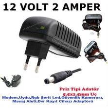 Kaliteli Sağlam Arayanlar Için 12 Volt 2 Amper 12V 2A Yılbaşı LED Let Işık Adaptörü