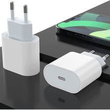 NewPole iPhone 11, 12, 13 ve 14 Için Hızlı Şarj Adaptörü  Usb-C 20W Adaptör. iPhone 11, iPhone 12, iPhone 13, iPhone 14 Serileri ile Uyumlu Şarj Adaptörü